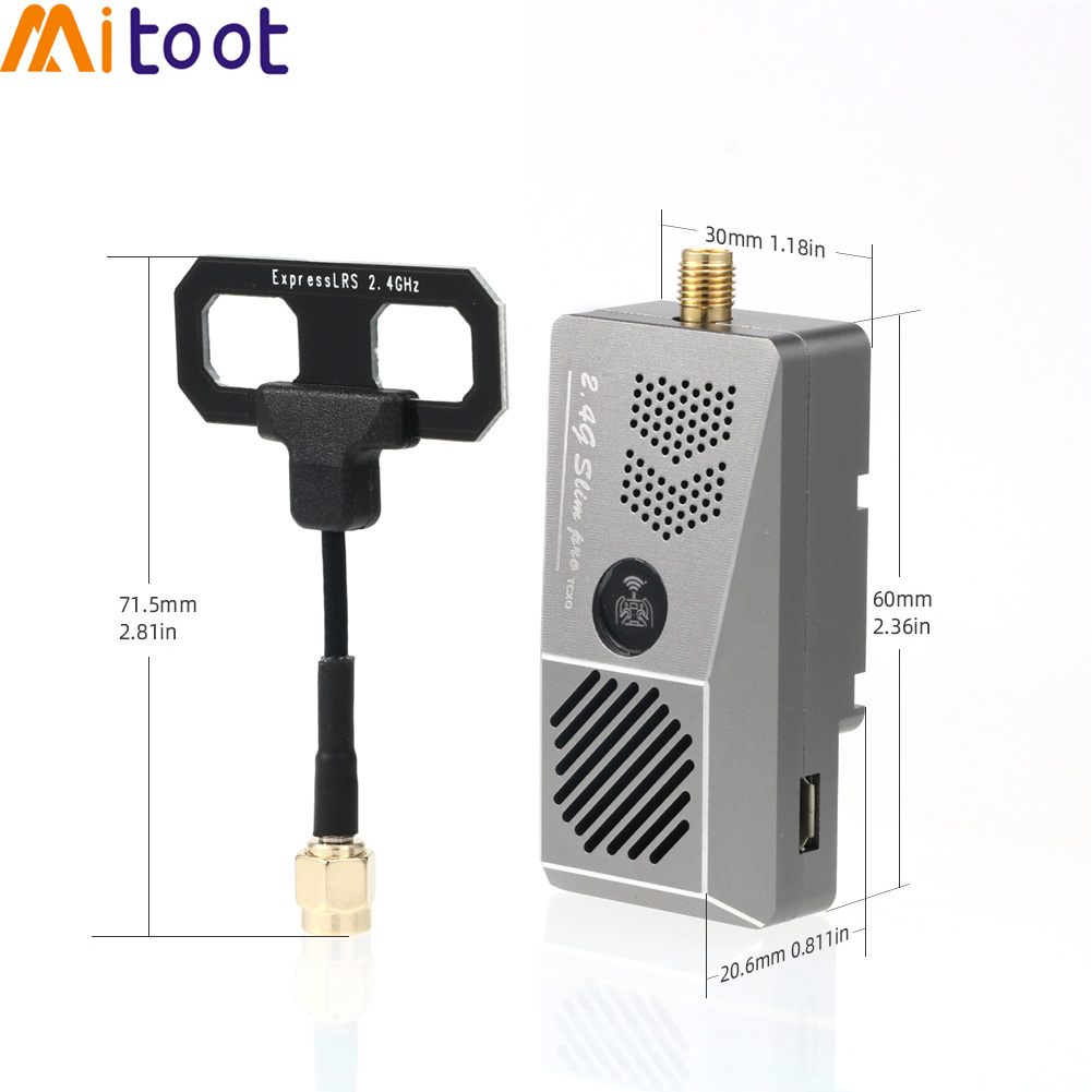 Happymodel Expresslrs Elrs Es24Tx Pro 1000Mw - โมดูล Happymodel 2.4G ExpressLRS ELRS ES24TX
