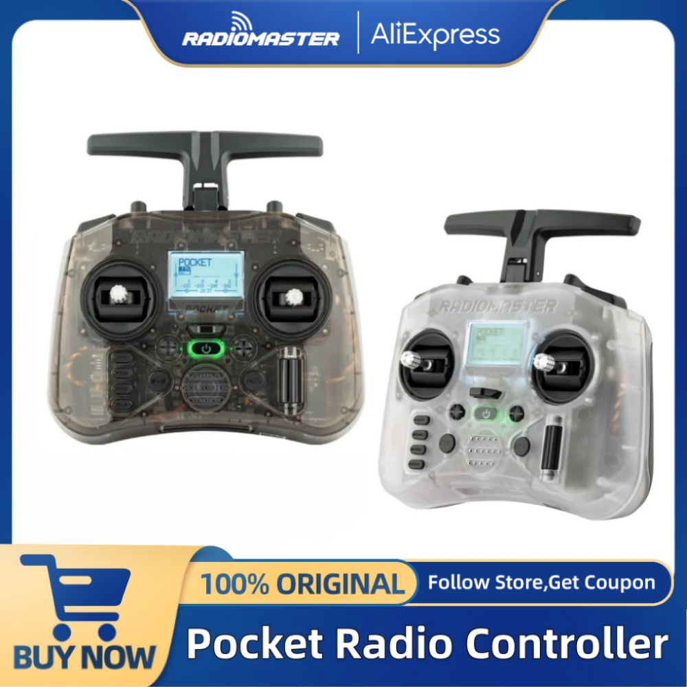 Radiomaster Pocket Elrs M2 - รีโมทคอนโทรล Radiomaster Pocket Hall Gimbal Transmitter